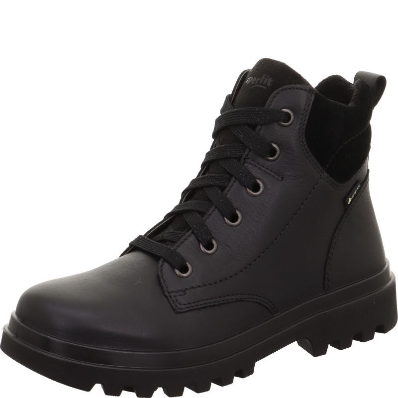superfit ABBY NOVA Mädchen Boots - Material: Leder/Textil in Schwarz