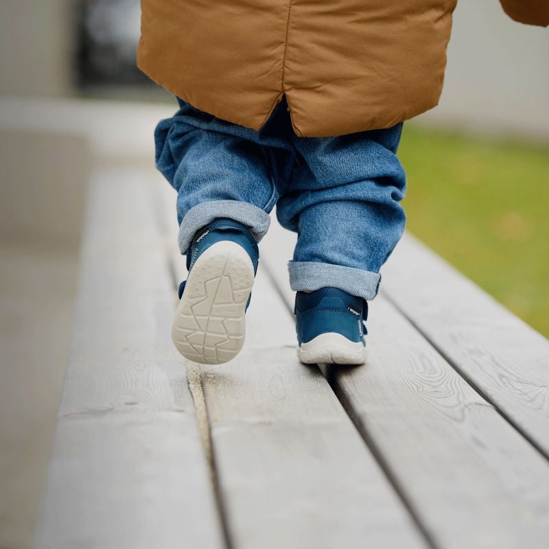 Superfit WHALEY Boys Sneakers high - Material: Leather/Textil in Blue