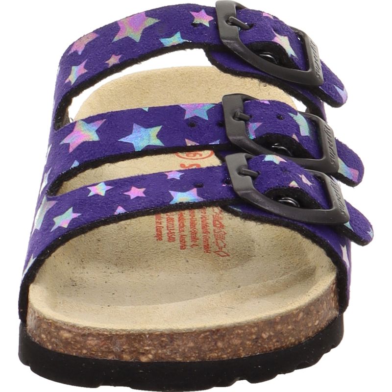 Superfit FUSSBETTPANTOFFEL Girls Slipper - Material: Sonstiges Material in Purple