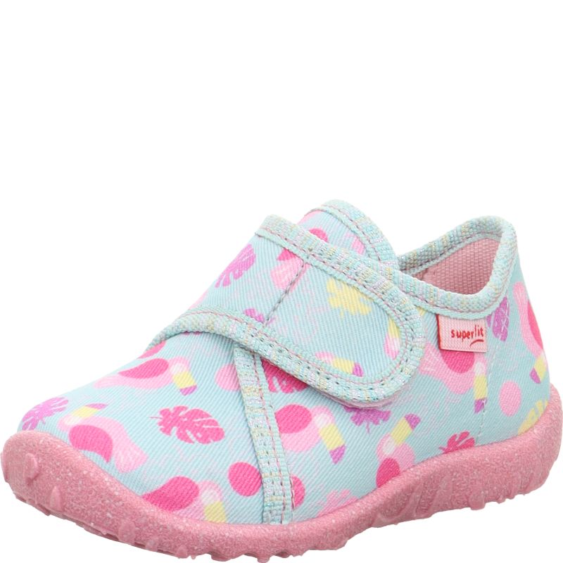Superfit SPOTTY Girls Slipper - Material: Textile in Green