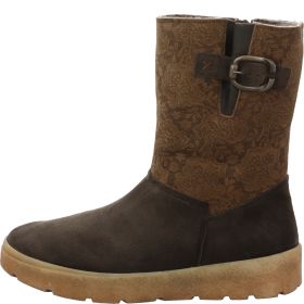 Think! CREPES Damen Stiefelette - Material: Leder in Braun