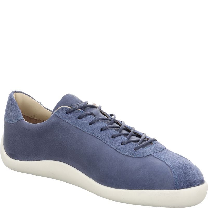Think HAPPAT Sneakers low - Material: Leather in Blue