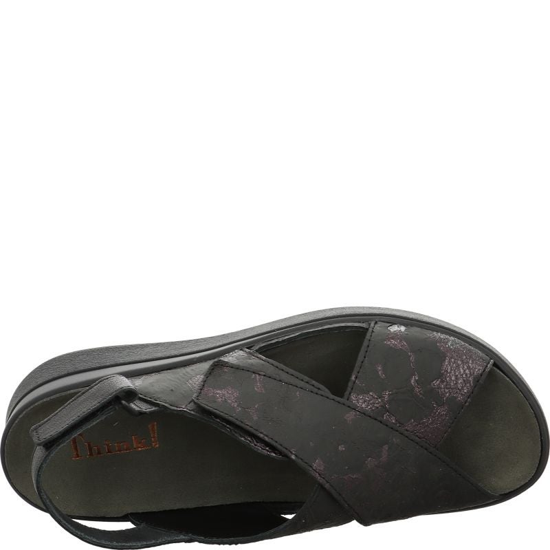 Think MEGGIE Woman Mules - Material: Leather in Black