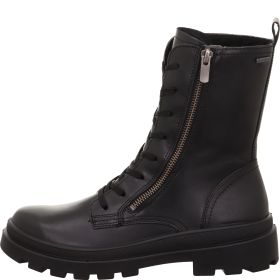 legero LUSIA Damen Schnürboots - Material: Leder in Schwarz