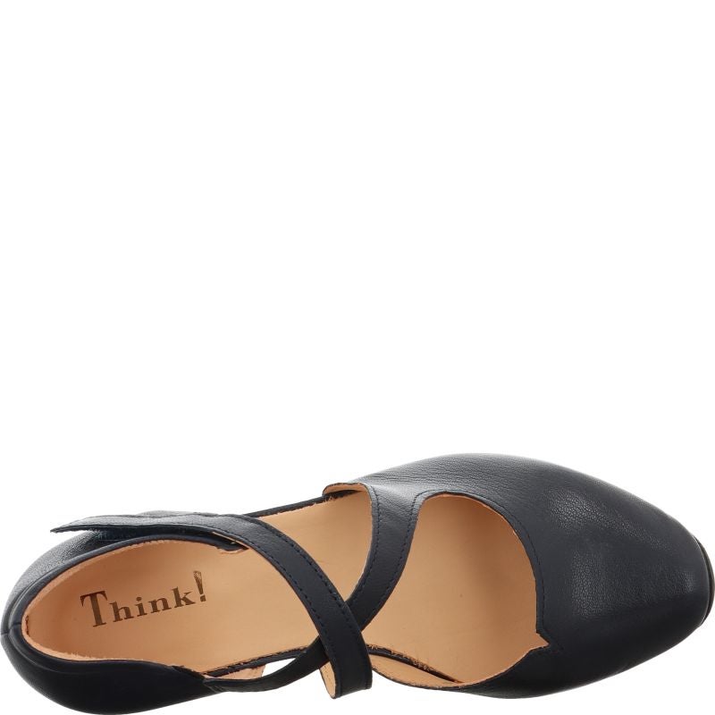 Think AIDA DAMEN Woman Pumps - Material: Leather in Blue