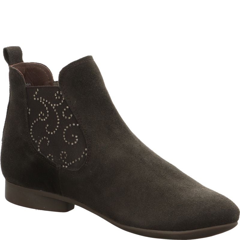 Think! GUAD2 Damen Chelsea Boots - Material: Leder in Braun