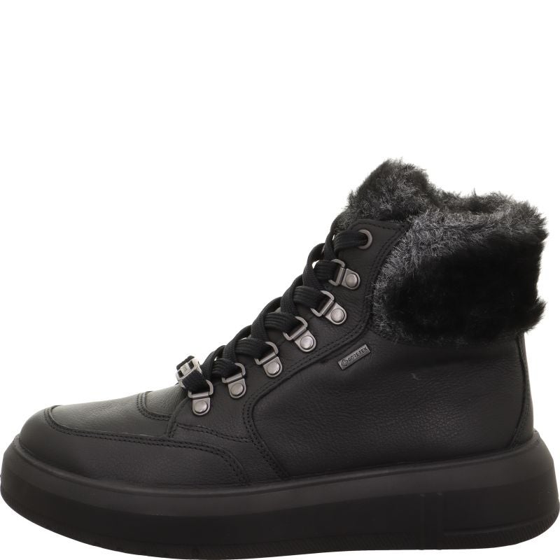 Legero WONDER Damen Schnürboots - Material: Leder/Textil in Schwarz