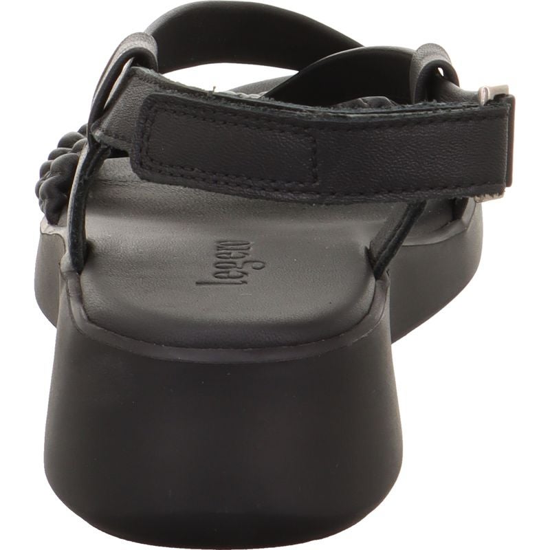 Legero EASY Damen Sandale - Material: Leder in Schwarz