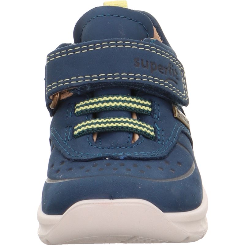 Superfit BREEZE Boys Sneakers high - Material: Leather in Blue