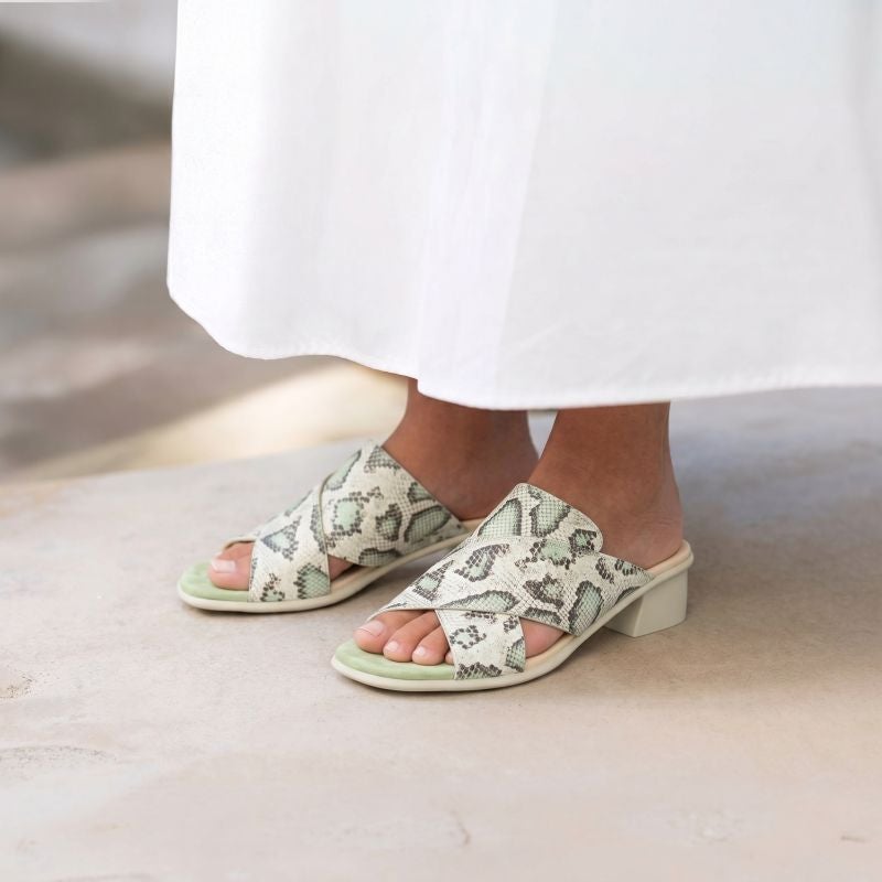 Think VIVI Woman Mules - Material: Leather in Multicolored