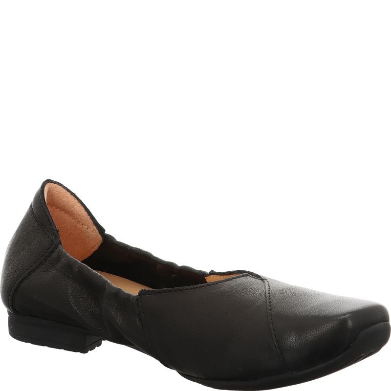 Think GAUDI Woman Ballerina - Material: Leather in Black