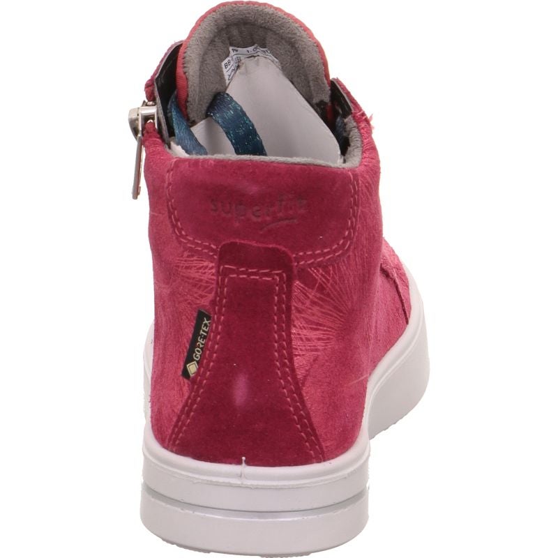 Superfit STELLA Mädchen Sneaker high - Material: Leder/Textil in Rot