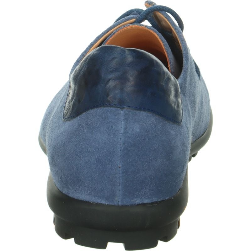 Think! KONG Herren Schnürschuh - Material: Leder in Blau