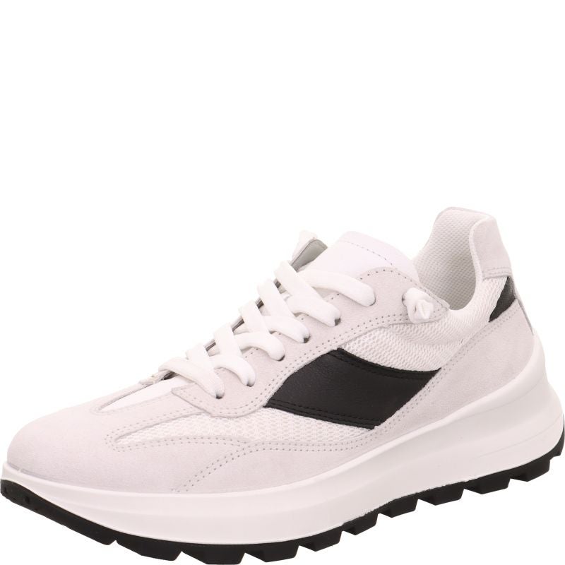 Legero T4 RUN Sneakers low - Material: Leather/Textil in White