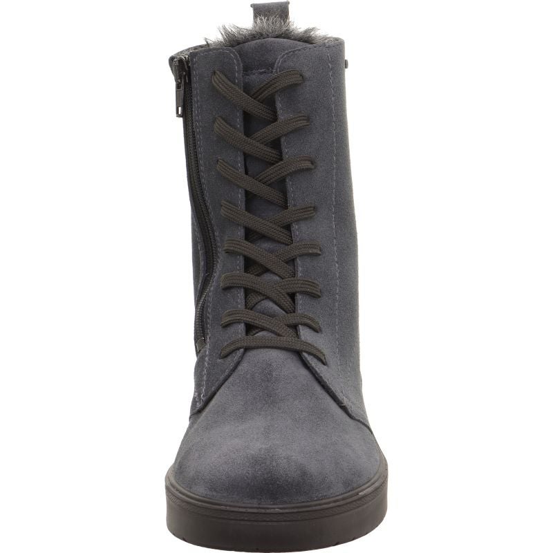 Legero MYSTIC Damen Schnürboots - Material: Leder in Grau