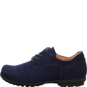 Think KONG HERREN Lace up shoe - Material: Leather in Blue