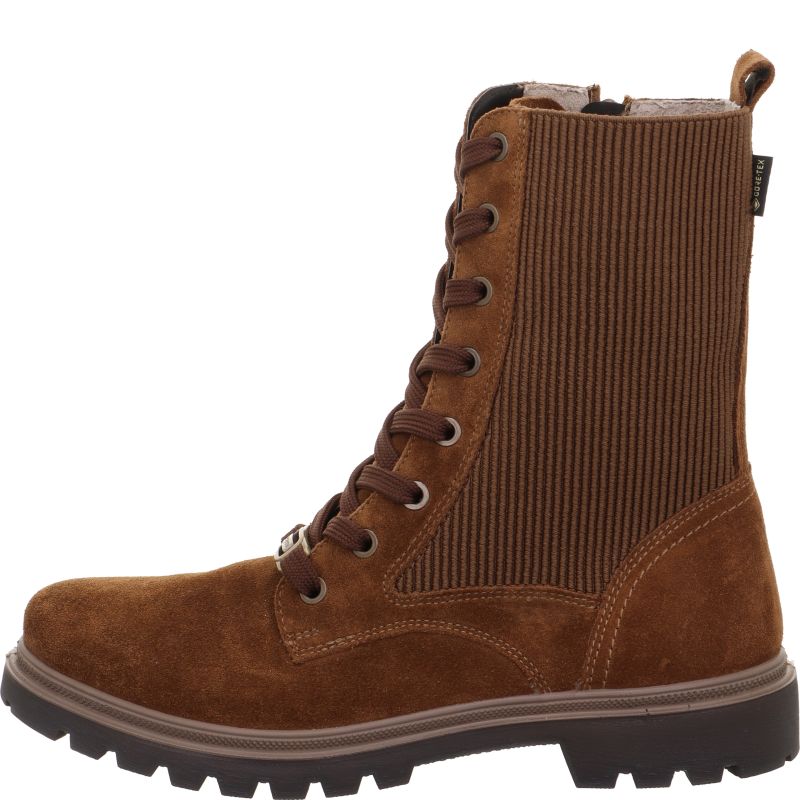 legero MONTA Damen Schnürboots - Material: Leder in Braun