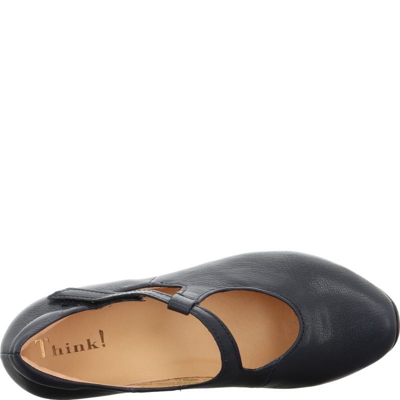 Think AIDA DAMEN Woman  - Material: Leather in Blue