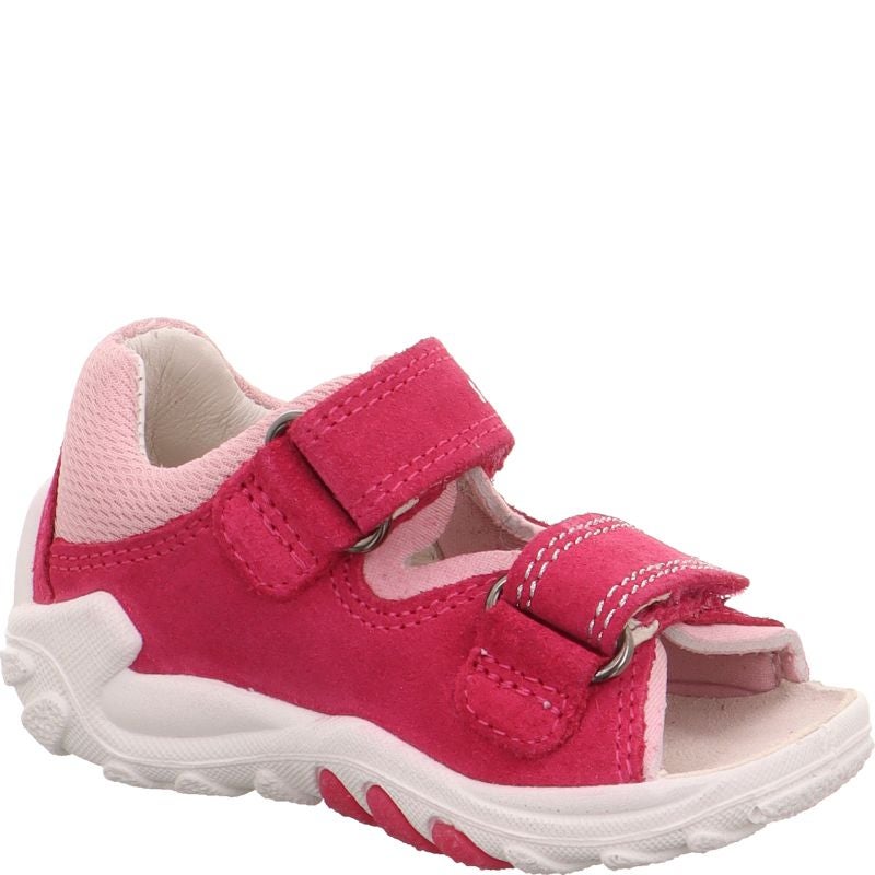 Superfit FLOW Girls Sandal - Material: Leather/Textil in Pink