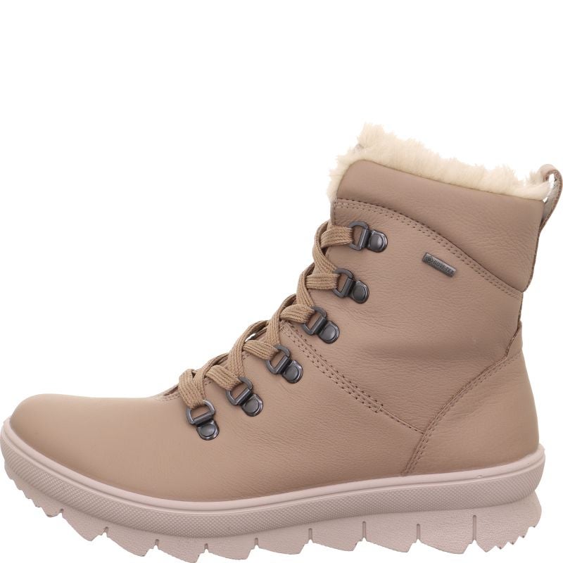 Legero NOVARA Damen Schnürboots - Material: Leder in Beige