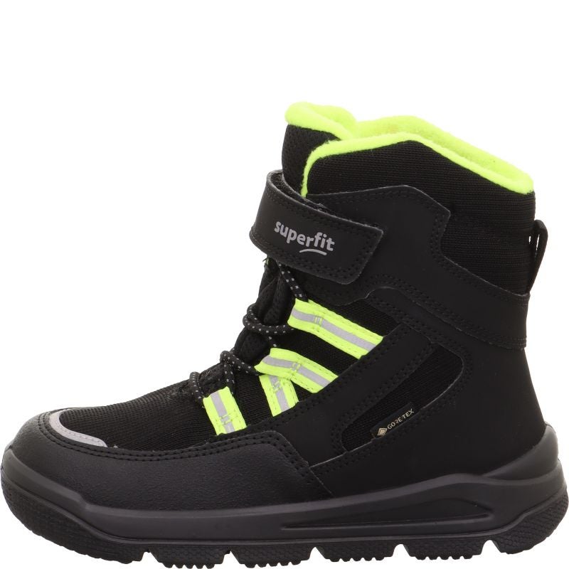Superfit MARS Unisex | Boys Boot - Material: Textil/Sonstiges Material in Black