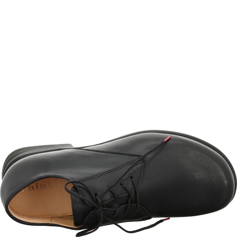Think! PENSA DAMEN Damen Schnürschuh - Material: Leder in Schwarz