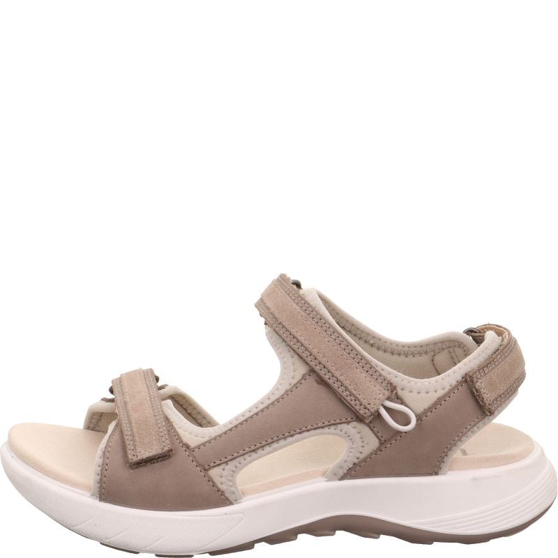 Legero SIRIS 2.0 Damen Sandale - Material: Leder/Textil in Beige
