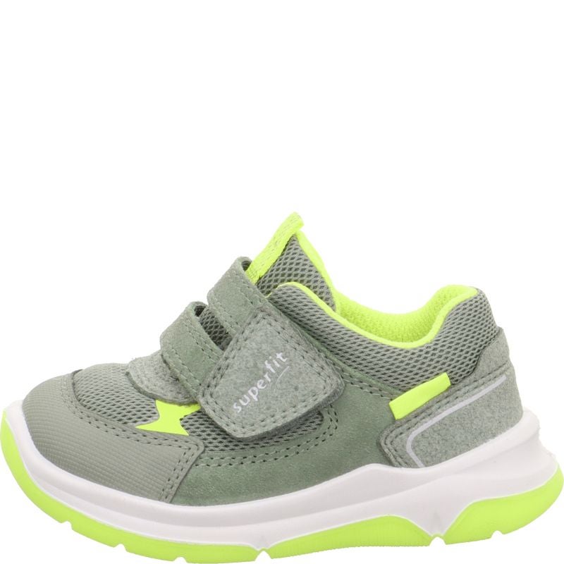 Superfit COOPER Unisex, Boys Sneakers low - Material: Leder/Sonstiges Material/Texti in Green