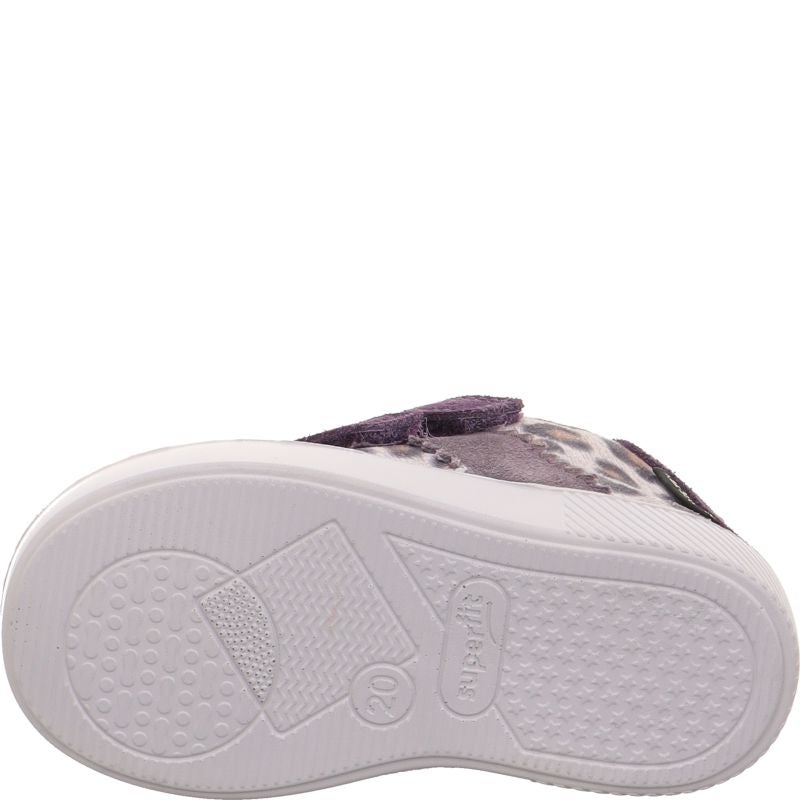 Superfit SUPIES Mädchen Sneaker high - Material: Leder/Textil in Mehrfarbig