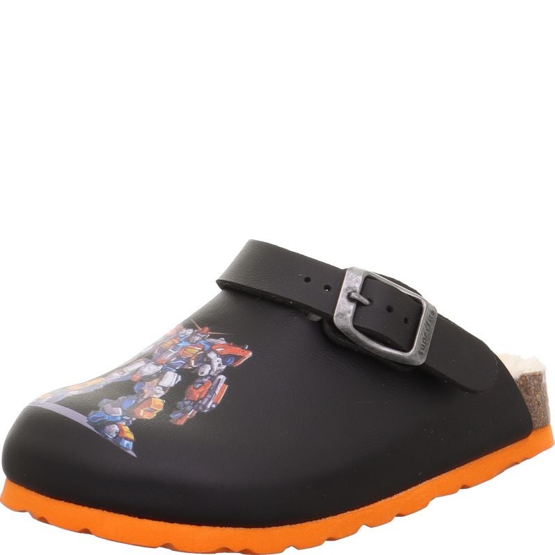 superfit FUSSBETTPANTOFFEL Boys Clog - Material: Sonstiges Material in Black