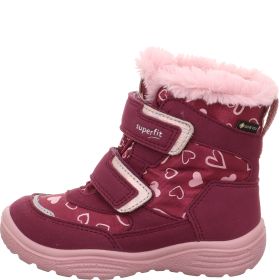 Superfit CRYSTAL Mädchen Boots - Material: Leder/Textil in Rot