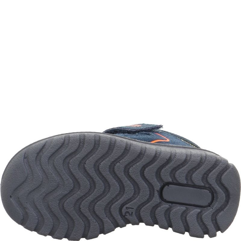 Superfit SPORT7 MINI Sneakers high - Material: Leder/Sonstiges Material/Texti in Blue