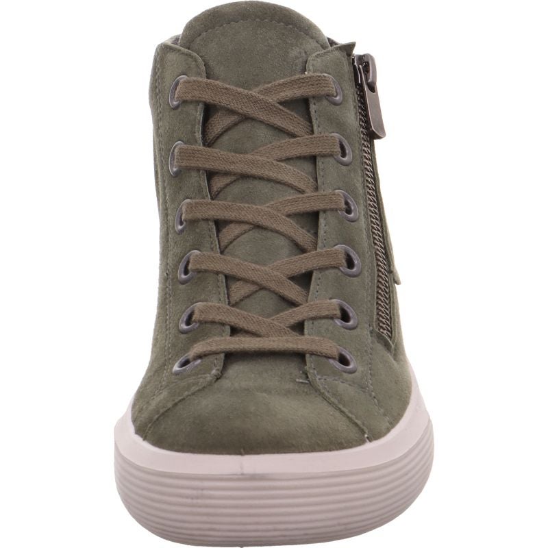 Legero FRESH Damen Sneaker high - Material: Leder in Grün