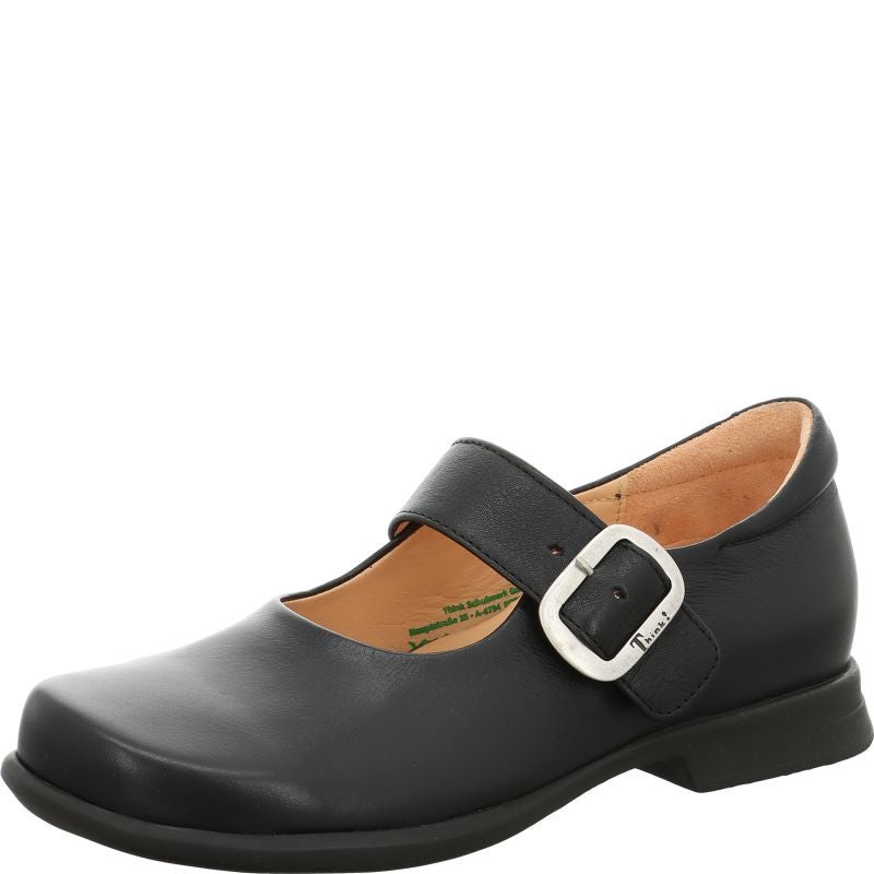 Think PENSA Women Woman Ballerina - Material: Leather in Black