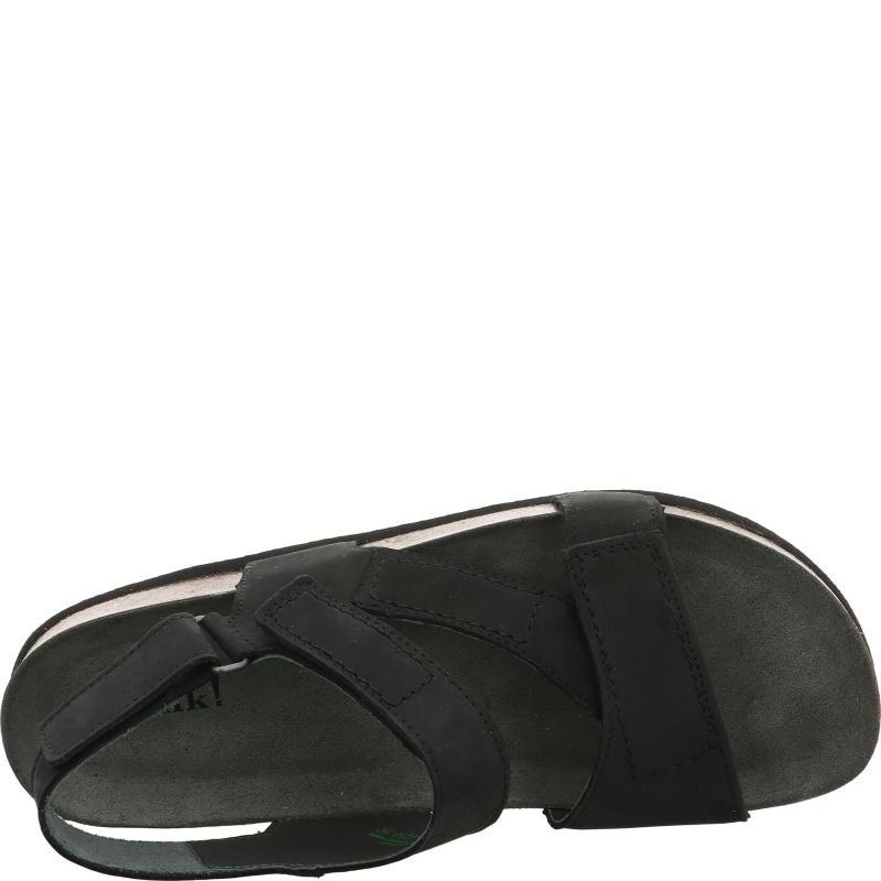 Think WOLFI Men Sandal - Material: Leather in Black