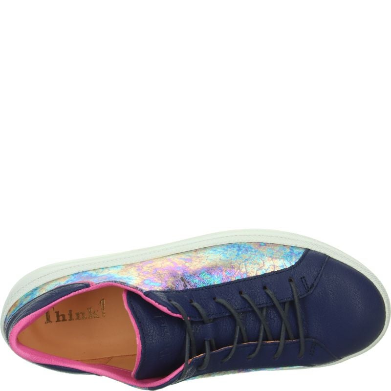 Think KUMI Woman Sneakers low - Material: Leather in Blue