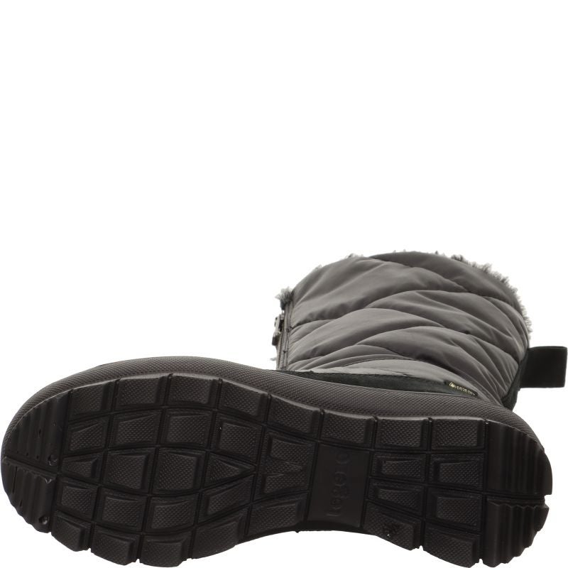 legero NOVARA Damen Stiefel - Material: Leder/Textil in Schwarz
