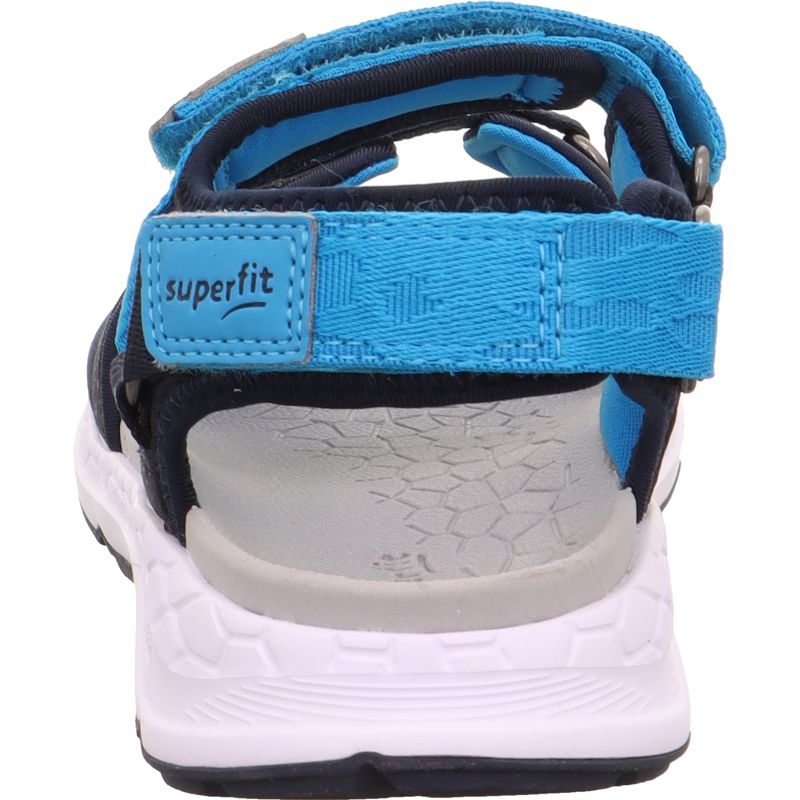 Superfit CRISS CROSS Jungen Sandale - Material: Textil/Sonstiges Material in Blau