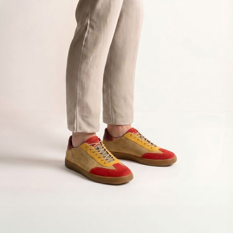 Think TURNA MEN Men Sneakers low - Material: Leather in Red