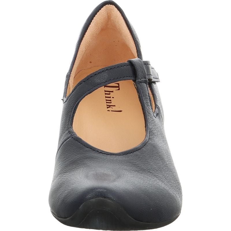 Think AIDA DAMEN Woman  - Material: Leather in Blue