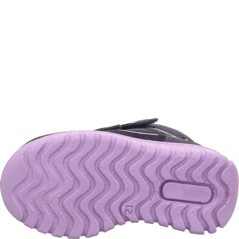 Superfit SPORT7 MINI Sneakers high - Material: Leder/Sonstiges Material/Texti in Blue