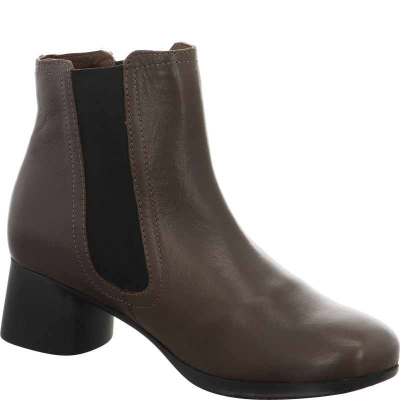 Think NANI Woman Ankle boot - Material: Leather in Grey
