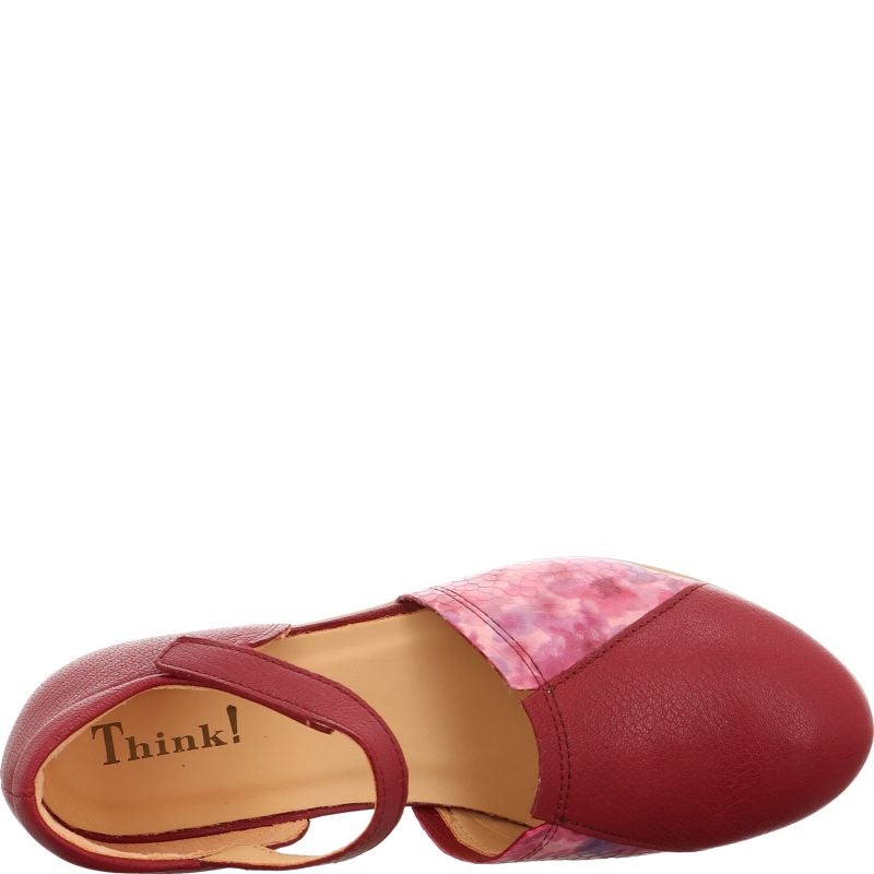 Think GUAD2 Woman  - Material: Leather in Red