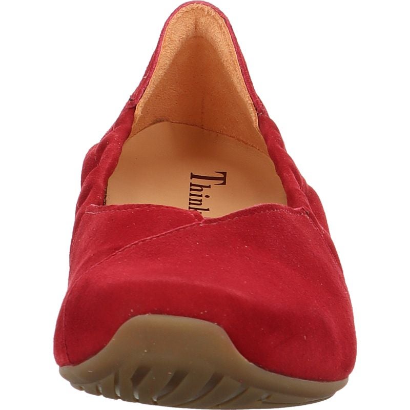 Think GAUDI Ballerina - Material: Leather in Red