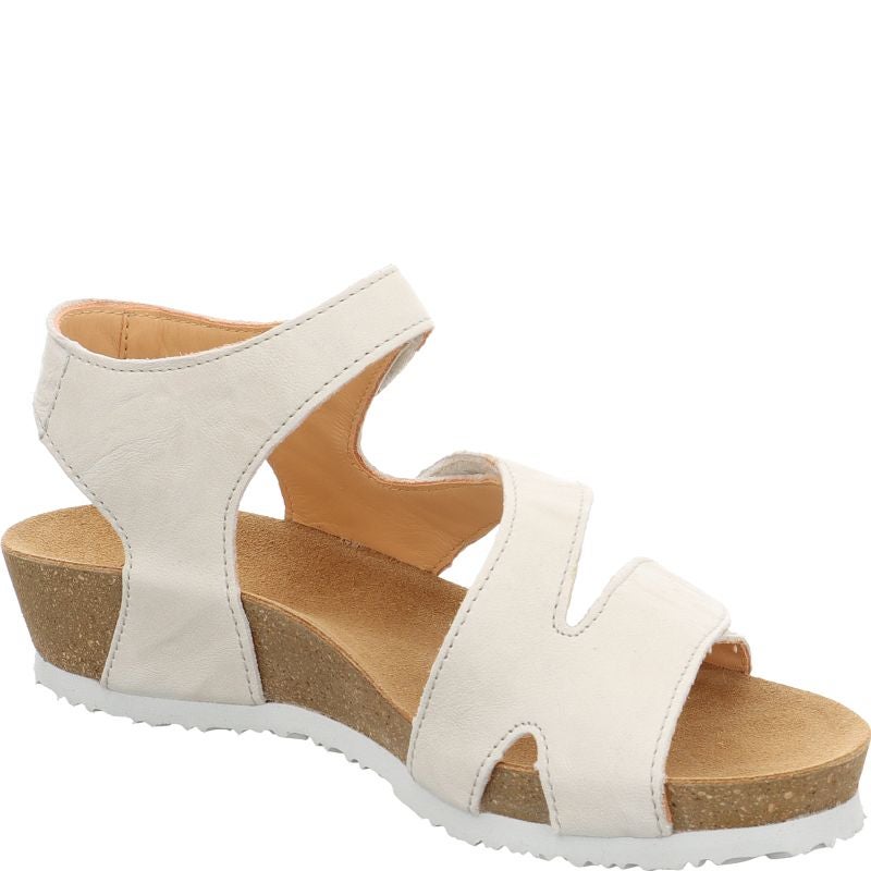 Think DUMIA Strap sandal - Material: Leather in Grey