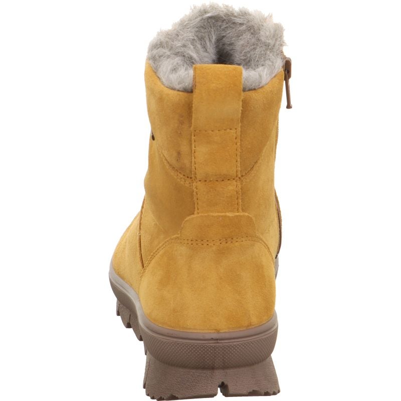 Legero NOVARA Damen Schnürboots - Material: Leder in Gelb