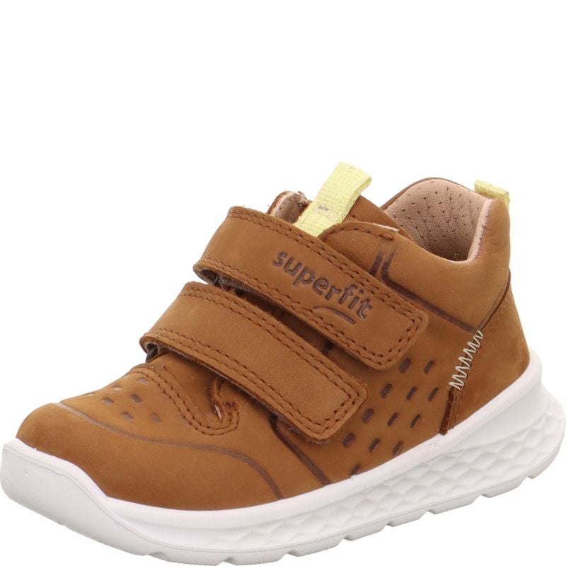 Superfit BREEZE Unisex, Boys Sneakers high - Material: Leather in Brown