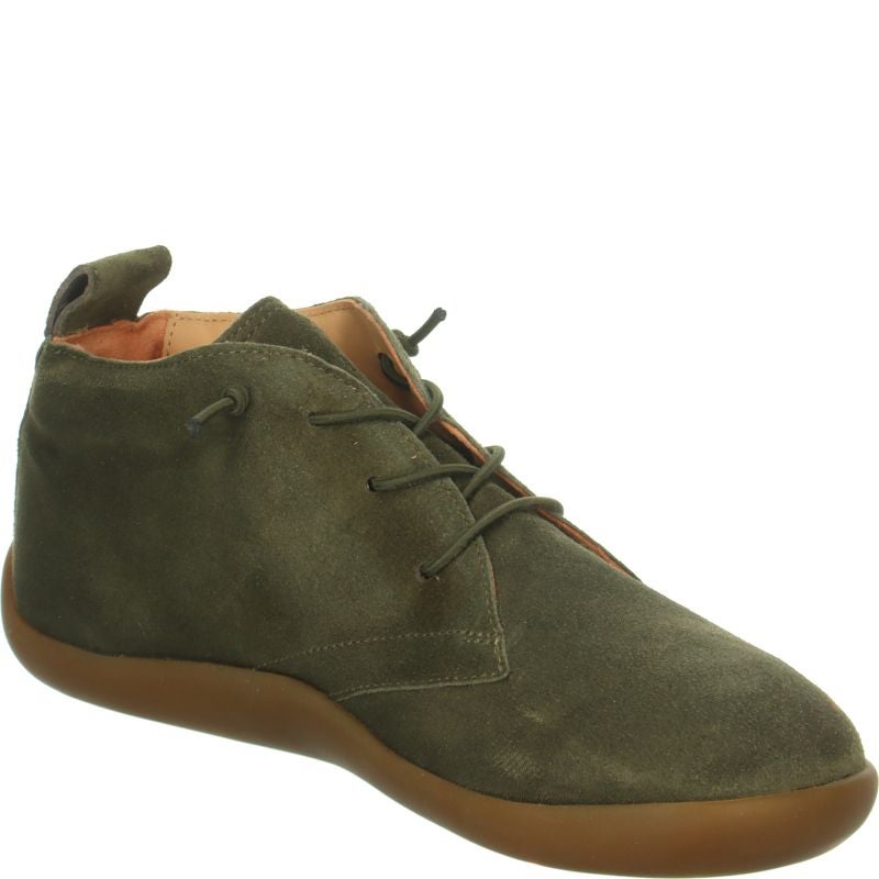 Think! BLO Damen Sneaker high - Material: Leder in Oliv