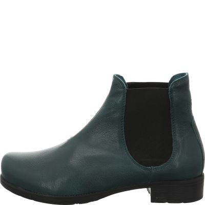 Think! DENK! Damen Chelsea Boots - Material: Leder in Blau