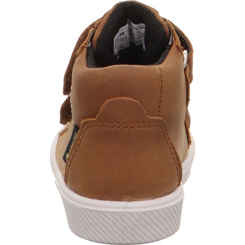 Superfit SUPIES Jungen Sneaker high - Material: Leder/Textil in Braun